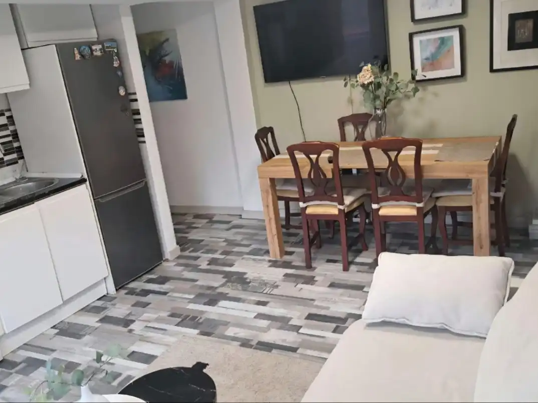 Dining room of Flat for sale in  Madrid Capital  with Air Conditioner