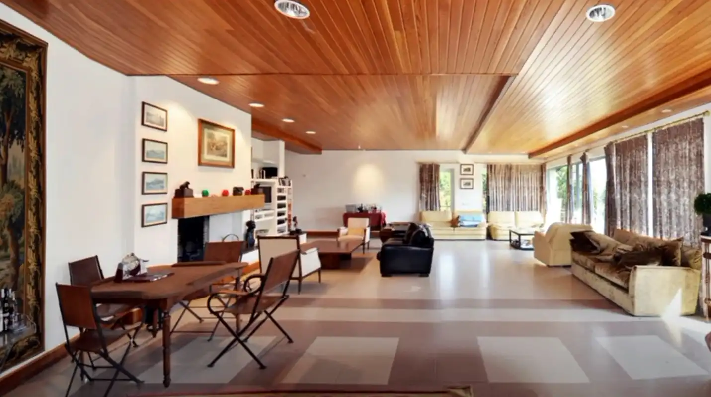 Finca rústica en venta en Calle España, 7, Corcos Sala de estar de Finca rústica en venta en Corcos con Aire acondicionado, Calefacción y Jardín privado