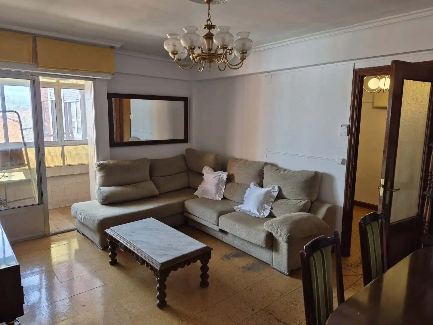 Wohnzimmer von Wohnung zum Verkauf in Valladolid mit Heizung, Terrasse und Möbliert