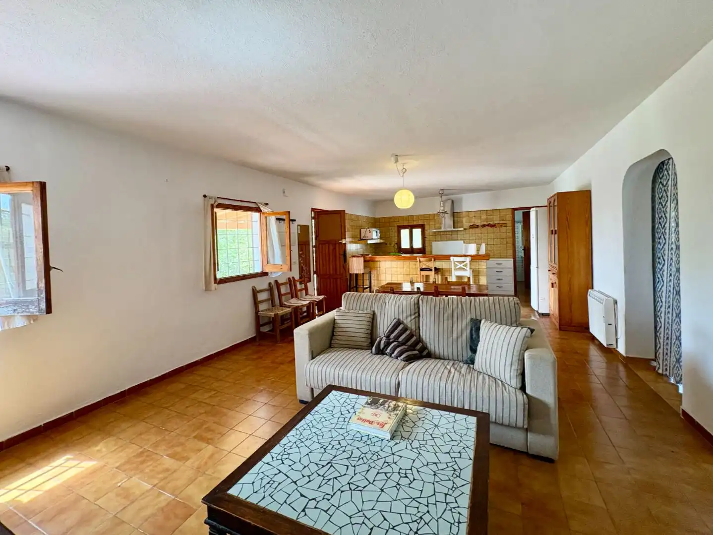 Piso en venta en Carrer Verderol, 38, Sant Jordi de Ses Salines - Sant Francesc Sala de estar de Piso en venta en Sant Josep de sa Talaia con Aire acondicionado, Calefacción y Jardín privado