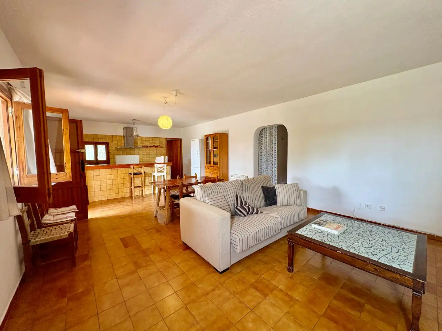 Piso en venta en Carrer Verderol, 38, Sant Jordi de Ses Salines - Sant Francesc Sala de estar de Piso en venta en Sant Josep de sa Talaia con Aire acondicionado, Calefacción y Jardín privado