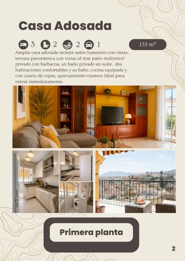 Casa adosada en venta en Calle Castilla, 54, Lo Cea Habitación de Casa adosada en venta en Rincón de la Victoria con Aire acondicionado, Terraza y Balcón