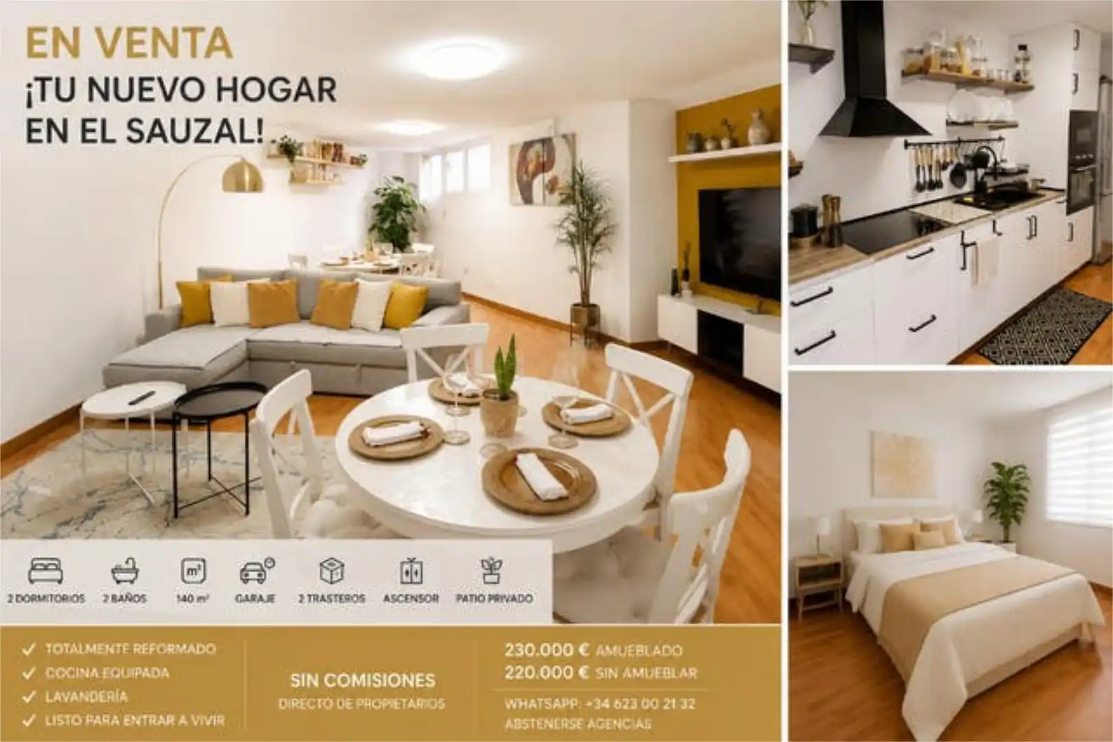 Wohnung zum Verkauf in El Sauzal Wohnzimmer von Wohnung zum Verkauf in El Sauzal mit Terrasse, Abstellraum und Möbliert