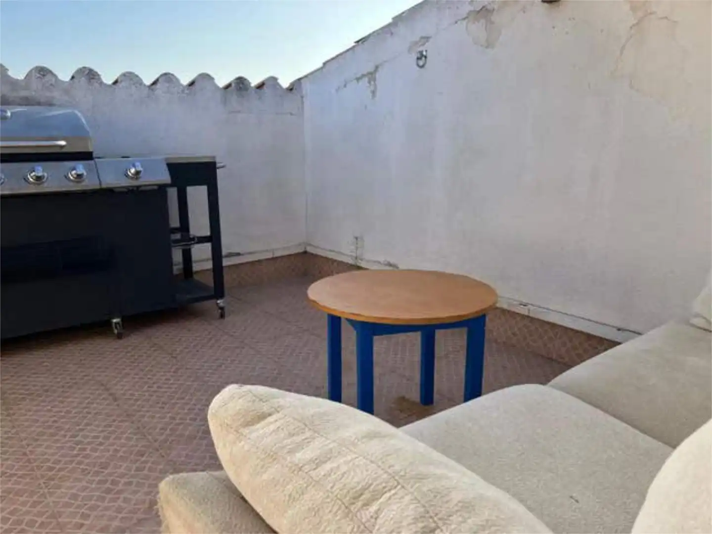 Terraza de Estudio de alquiler en Sant Pere de Ribes con Calefacción, Terraza y Amueblado