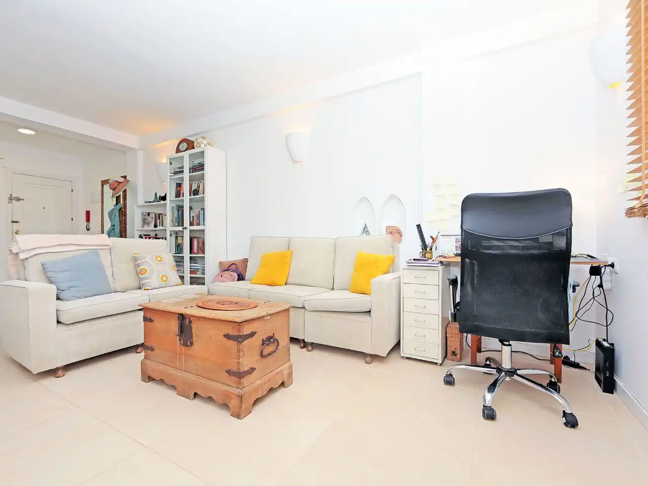 Sala de estar de Piso en venta en Dénia con Aire acondicionado y Balcón