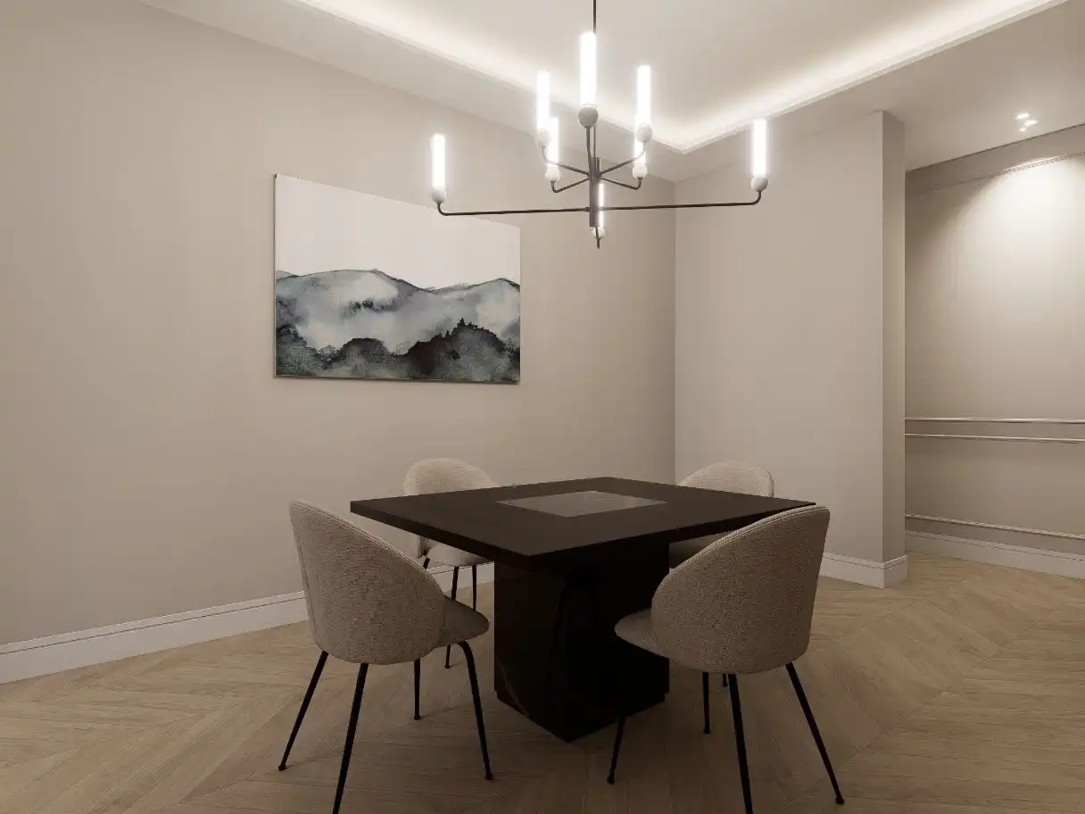 Dining room of Flat for sale in  Madrid Capital  with Air Conditioner