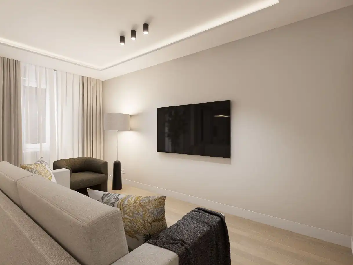 Living room of Flat for sale in  Madrid Capital  with Air Conditioner