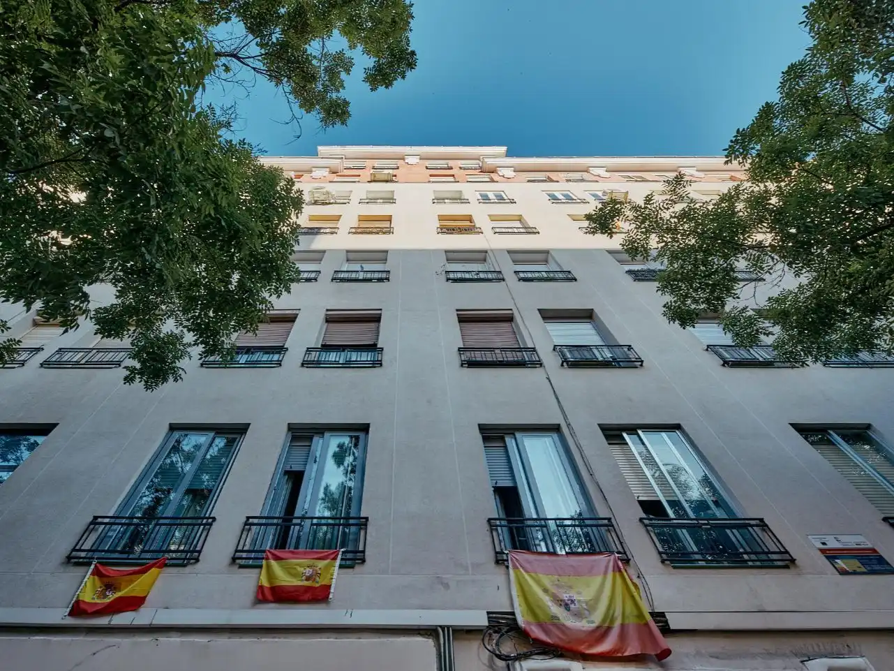 Exterior view of Flat for sale in  Madrid Capital  with Air Conditioner