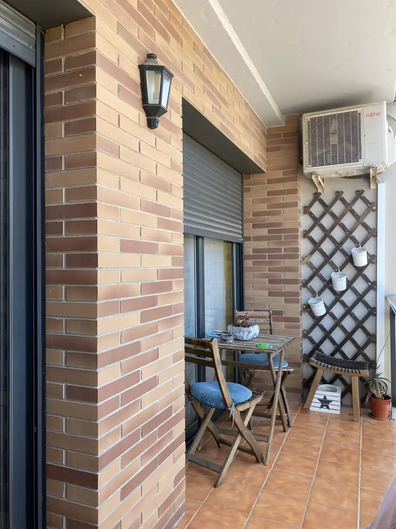 Wohnung zum Verkauf in Travessera Alt, 123, Juneda Terrasse von Wohnung zum Verkauf in Juneda mit Klimaanlage, Heizung und Parkett