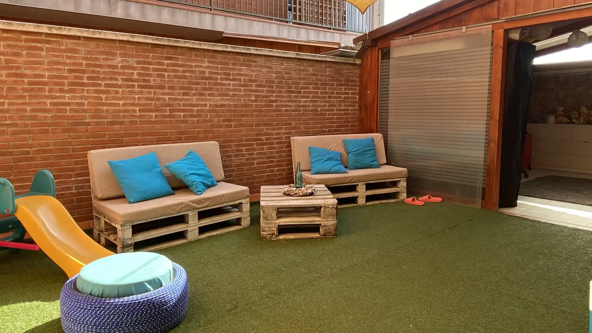 Wohnung zum Verkauf in Travessera Alt, 123, Juneda Terrasse von Wohnung zum Verkauf in Juneda mit Klimaanlage, Heizung und Parkett
