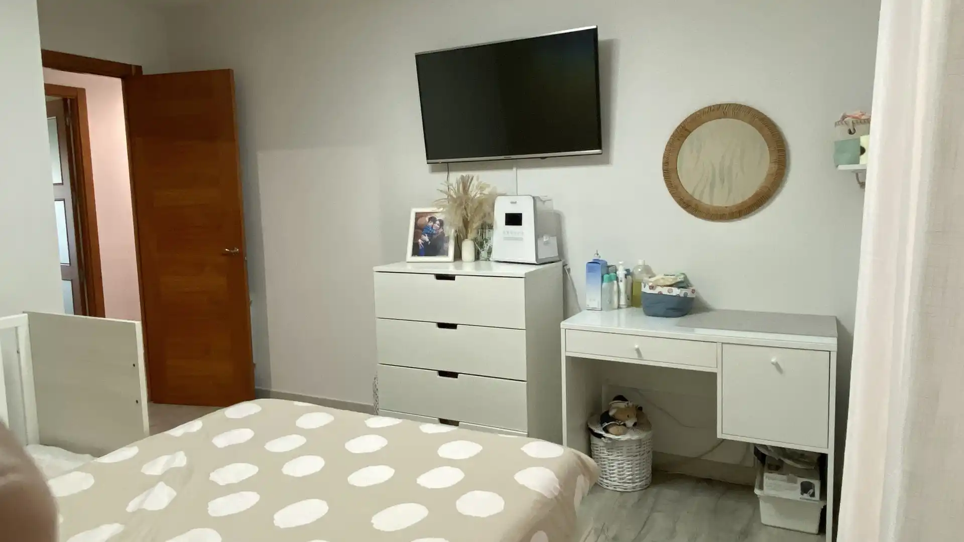Wohnung zum Verkauf in Travessera Alt, 123, Juneda Schlafzimmer von Wohnung zum Verkauf in Juneda mit Klimaanlage, Heizung und Parkett