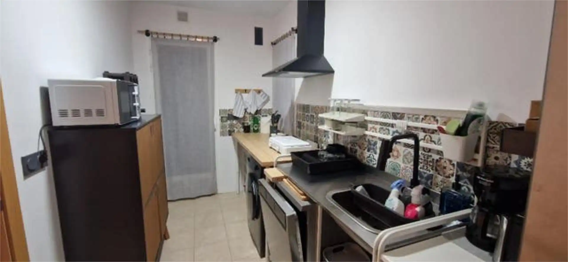 Cuina de Apartament de lloguer en Don Benito amb Calefacció i Moblat