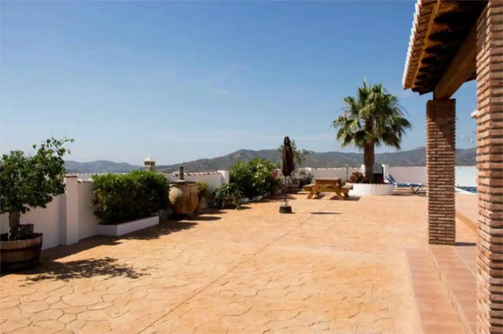 Terrassa de Casa o xalet de lloguer en Benamargosa amb Calefacció, Jardí privat i Terrassa