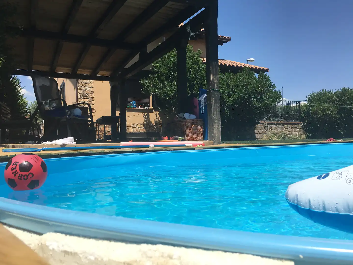 Swimming pool of Houses for sale in Buitrago del Lozoya  with Heating, Private garden and Terrace