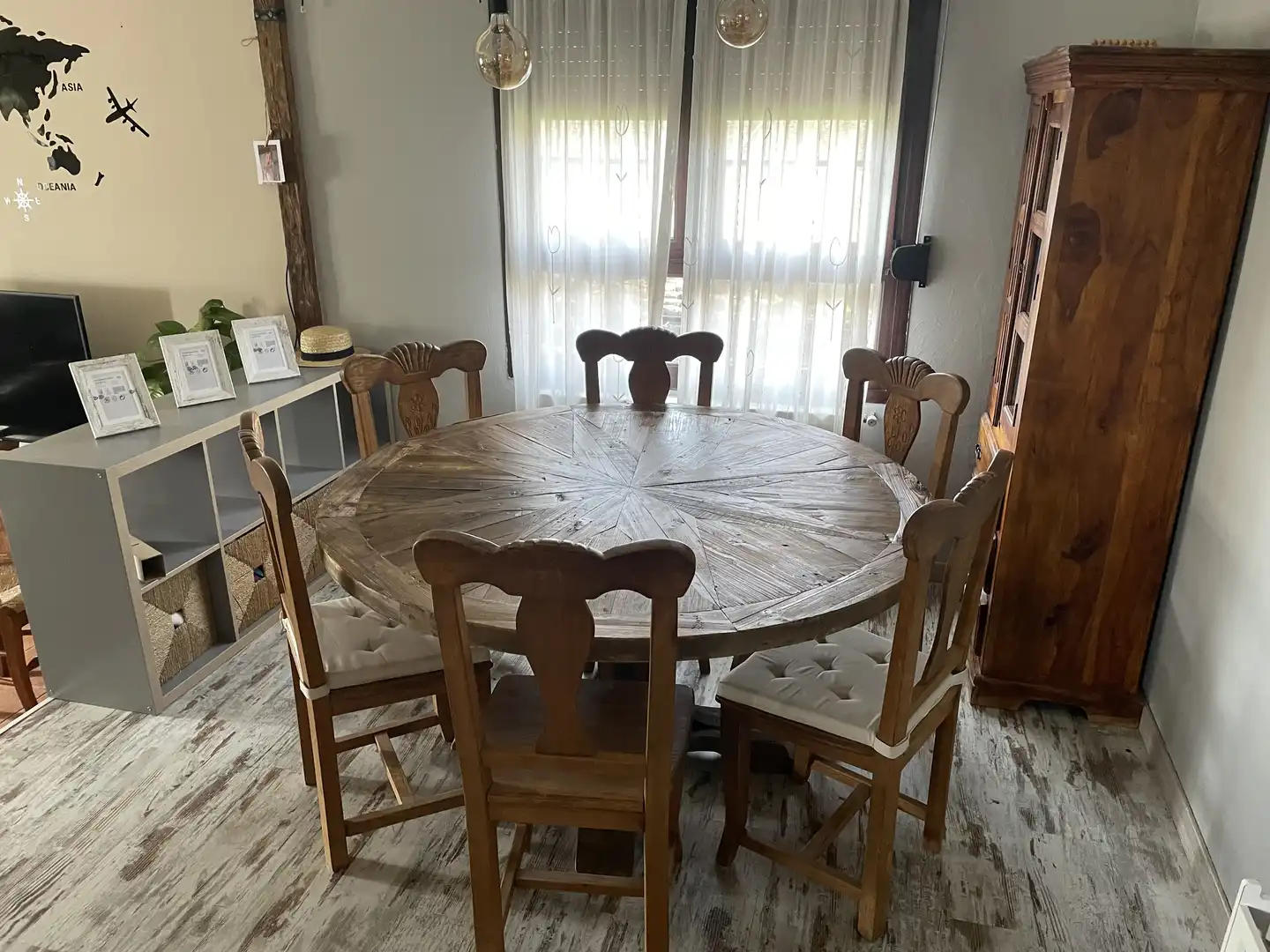 Dining room of Houses for sale in Buitrago del Lozoya  with Heating, Private garden and Terrace