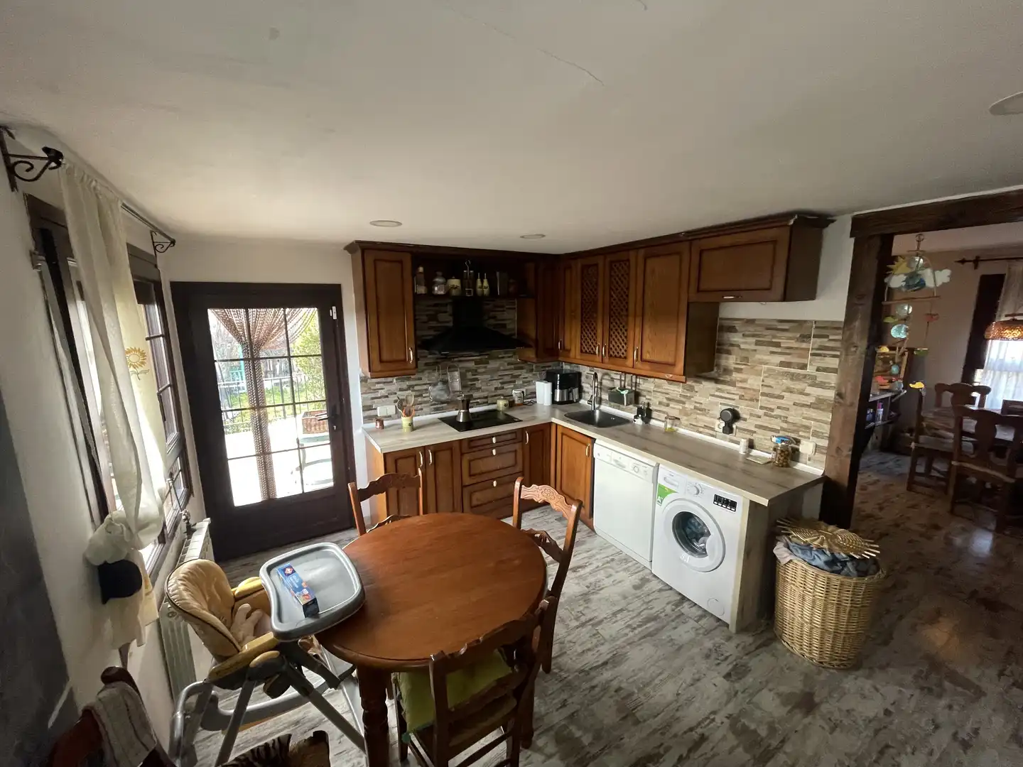 Kitchen of Houses for sale in Buitrago del Lozoya  with Heating, Private garden and Terrace