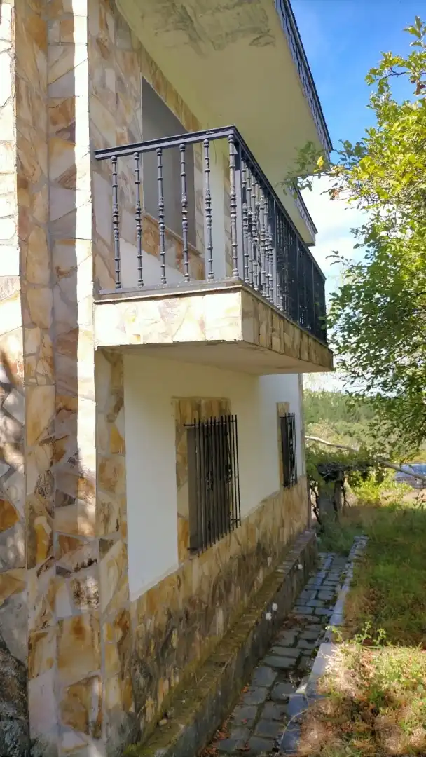 Exterior view of Houses for sale in A Pobra do Brollón   with Heating, Private garden and Terrace