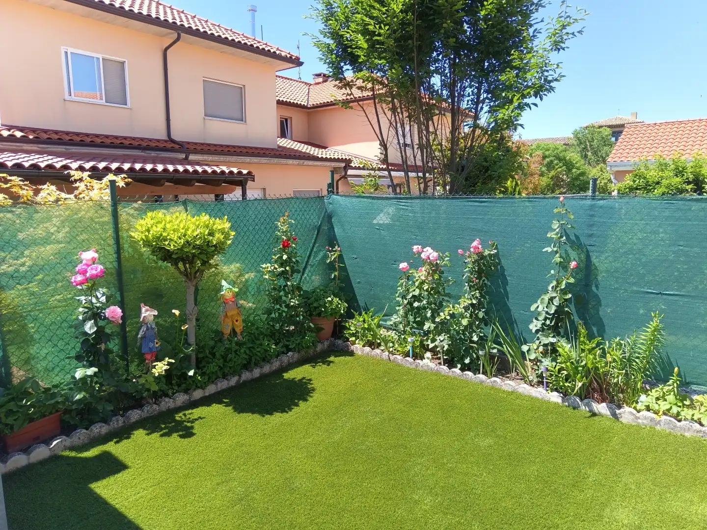 Jardín de Casa adosada en venta en Barásoain con Calefacción, Parquet y Trastero