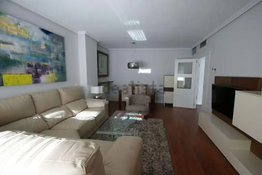 Living room of Flat for sale in Madrid  with Air Conditioner, Heating and Private garden