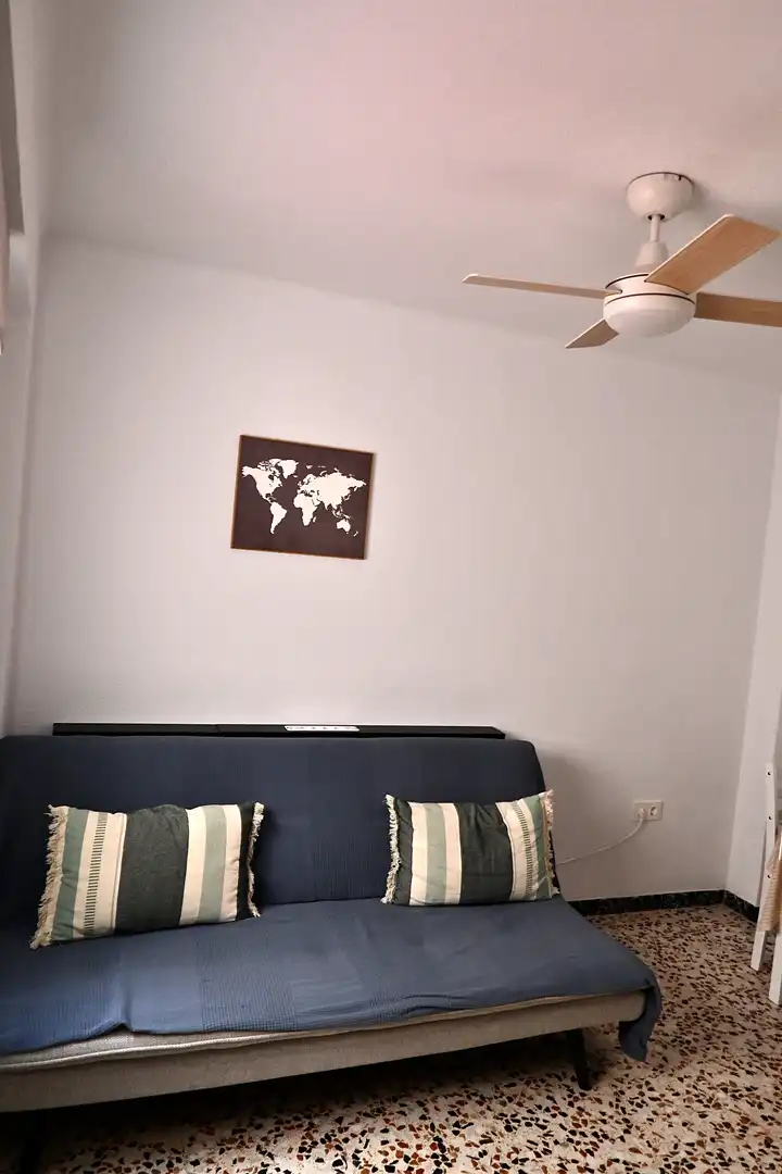 Living room of Flat for share in Almería  with Air Conditioner and Furnished