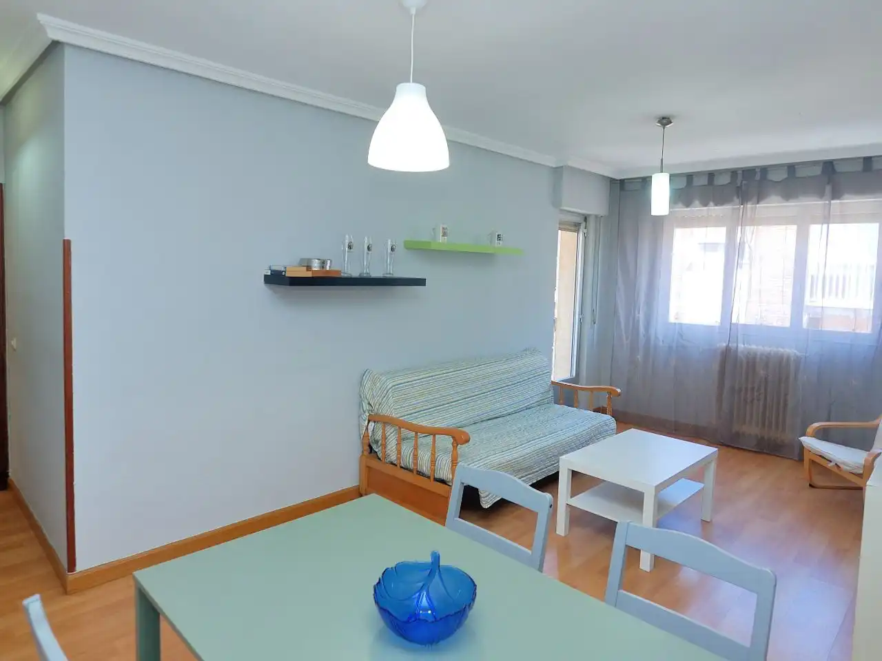 Wohnung zur Miete in Avenida de Portugal, 110, Salesas Wohnzimmer von Wohnung zur Miete in Salamanca mit Heizung, Parkett und Möbliert