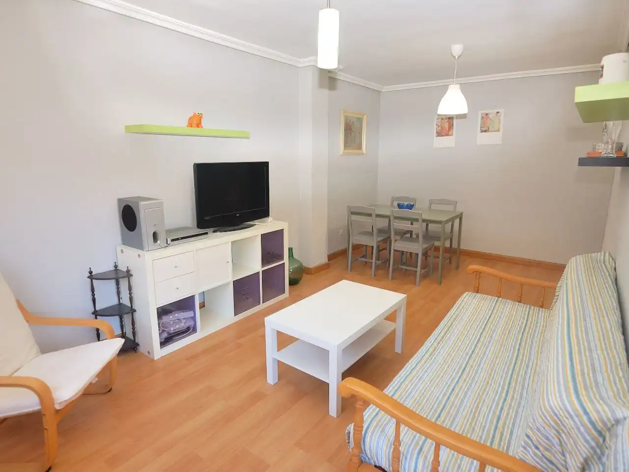 Wohnung zur Miete in Avenida de Portugal, 110, Salesas Wohnzimmer von Wohnung zur Miete in Salamanca mit Heizung, Parkett und Möbliert