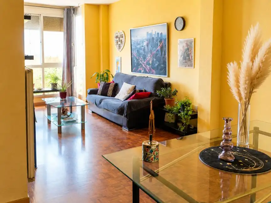 Living room of Flat for sale in  Madrid Capital