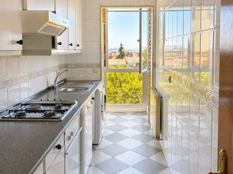 Kitchen of Flat for sale in  Madrid Capital