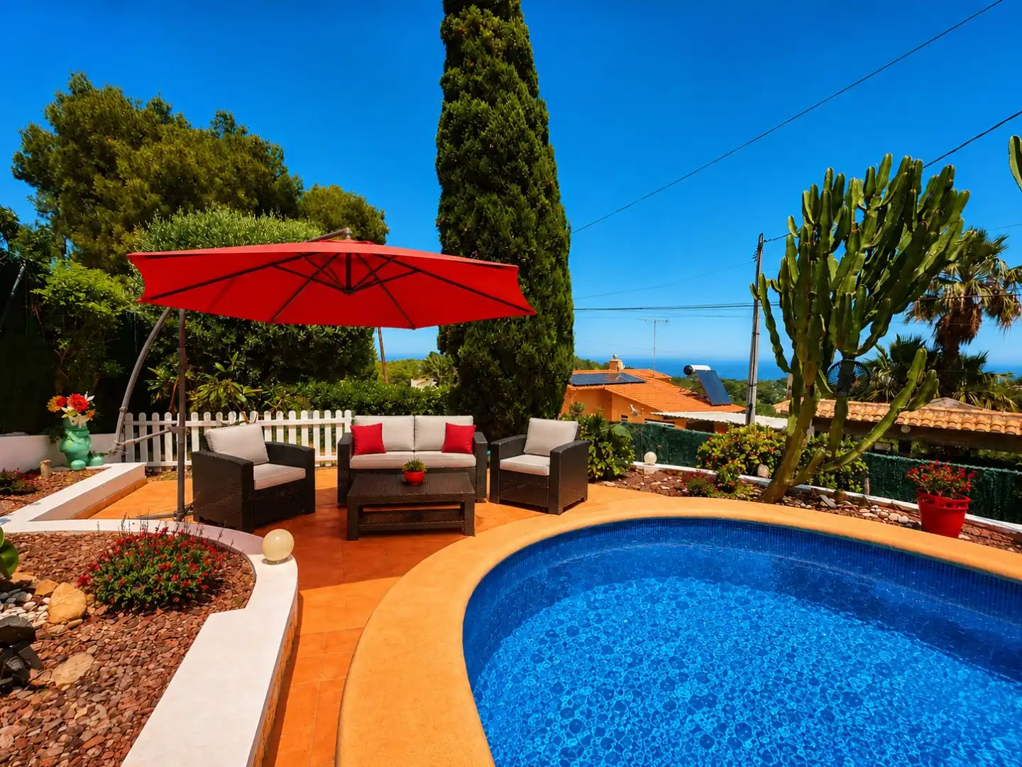 Houses for sale in Carrer de la Mora, 3, El Montgó Terrace of Houses for sale in Dénia with Air Conditioner, Heating and Private garden