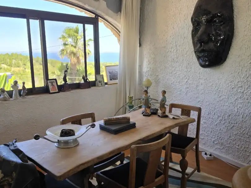 Houses for sale in Carrer de la Mora, 3, El Montgó Dining room of Houses for sale in Dénia with Air Conditioner, Heating and Private garden