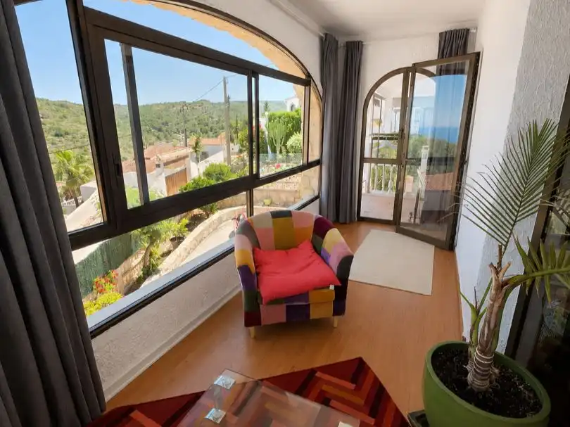 Houses for sale in Carrer de la Mora, 3, El Montgó Living room of Houses for sale in Dénia with Air Conditioner, Heating and Private garden