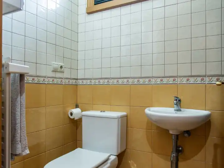 Houses for sale in Lugar Cances, 28, A Coruña Capital Bathroom of Houses for sale in A Coruña Capital with Terrace and Balcony