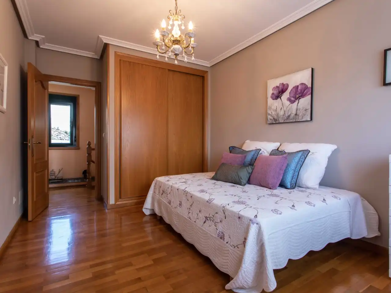 Houses for sale in Lugar Cances, 28, A Coruña Capital Bedroom of Houses for sale in A Coruña Capital with Terrace and Balcony