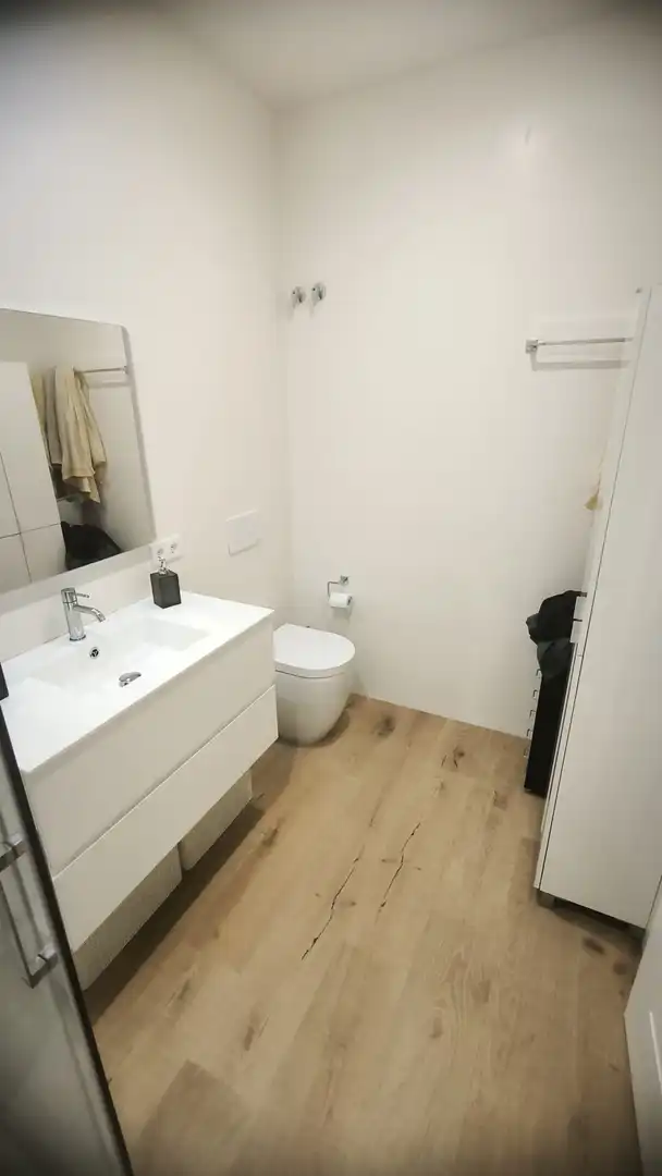 Einfamilien-Reihenhaus zum Verkauf in Avenida Arboleda, 122, Lepe Badezimmer von Einfamilien-Reihenhaus zum Verkauf in Lepe mit Klimaanlage und Terrasse