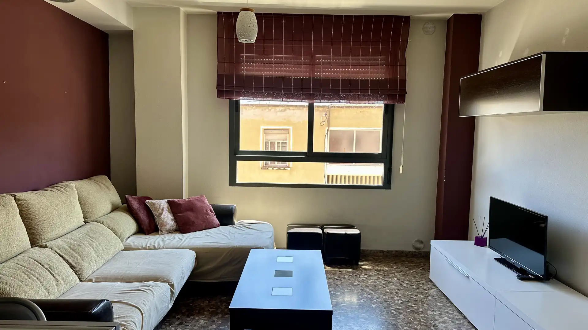Flat for rent in Calle Huesca, 27, Estadio Castalia Living room of Flat for rent in Castellón de la Plana / Castelló de la Plana with Heating, Storage room and Furnished
