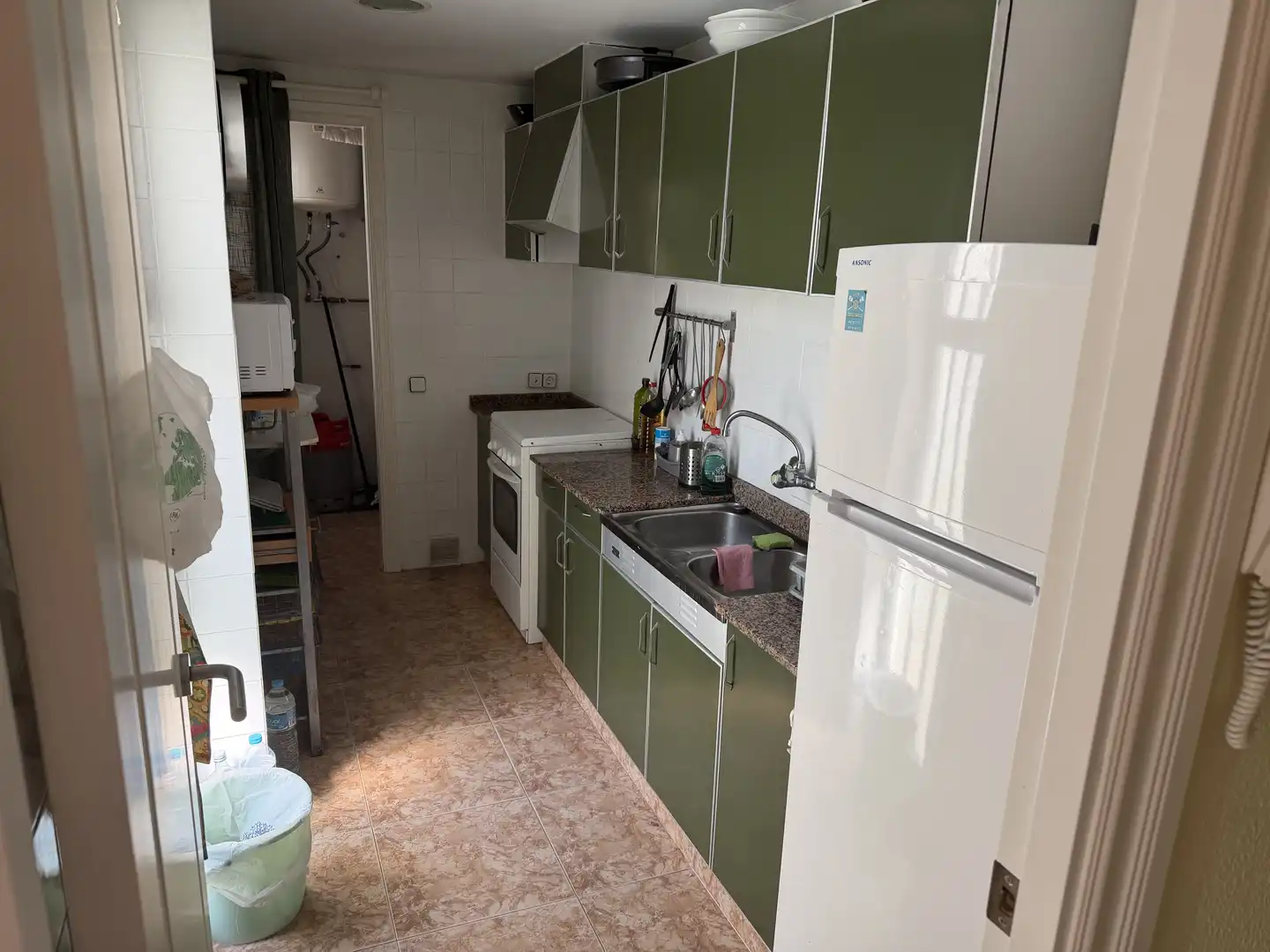 Apartamento de alquiler en Carrer Gandia, 4, Daimús Cocina de Apartamento de alquiler en Daimús con Aire acondicionado, Calefacción y Jardín privado