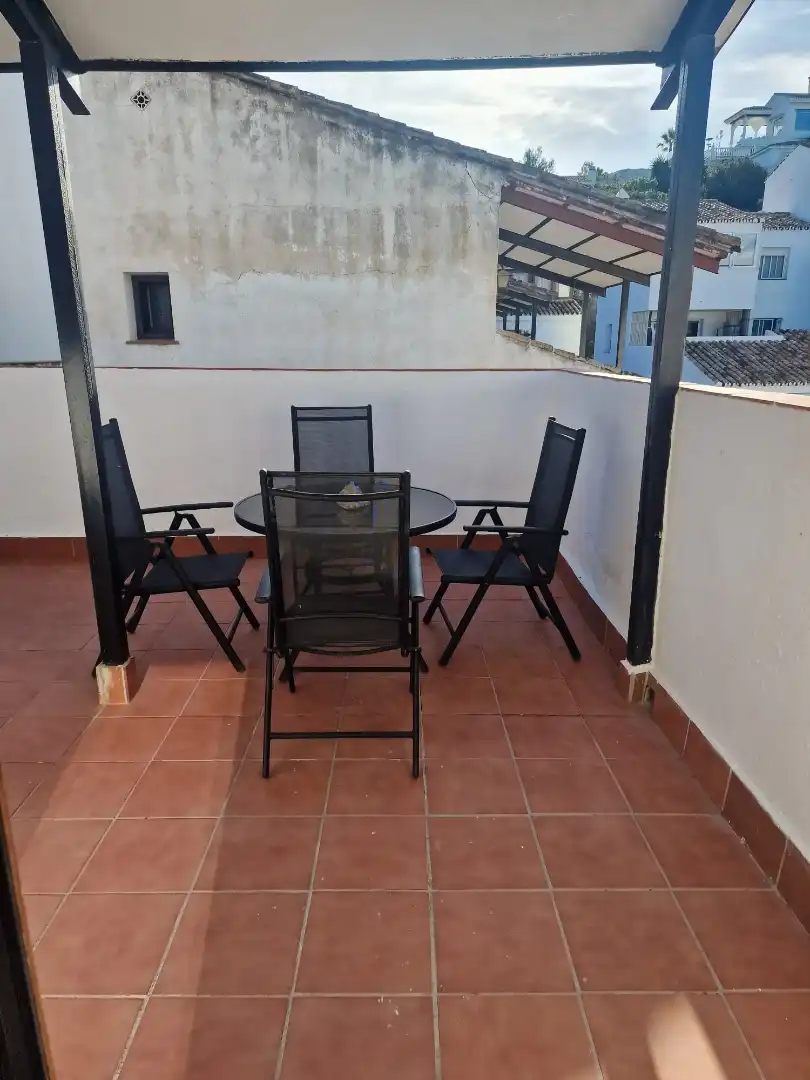 Einfamilien-Reihenhaus zur Miete in Calle Sierra Nevada, 9, Torremuelle Terrasse von Einfamilien-Reihenhaus zur Miete in Benalmádena mit Heizung, Terrasse und Schwimmbad