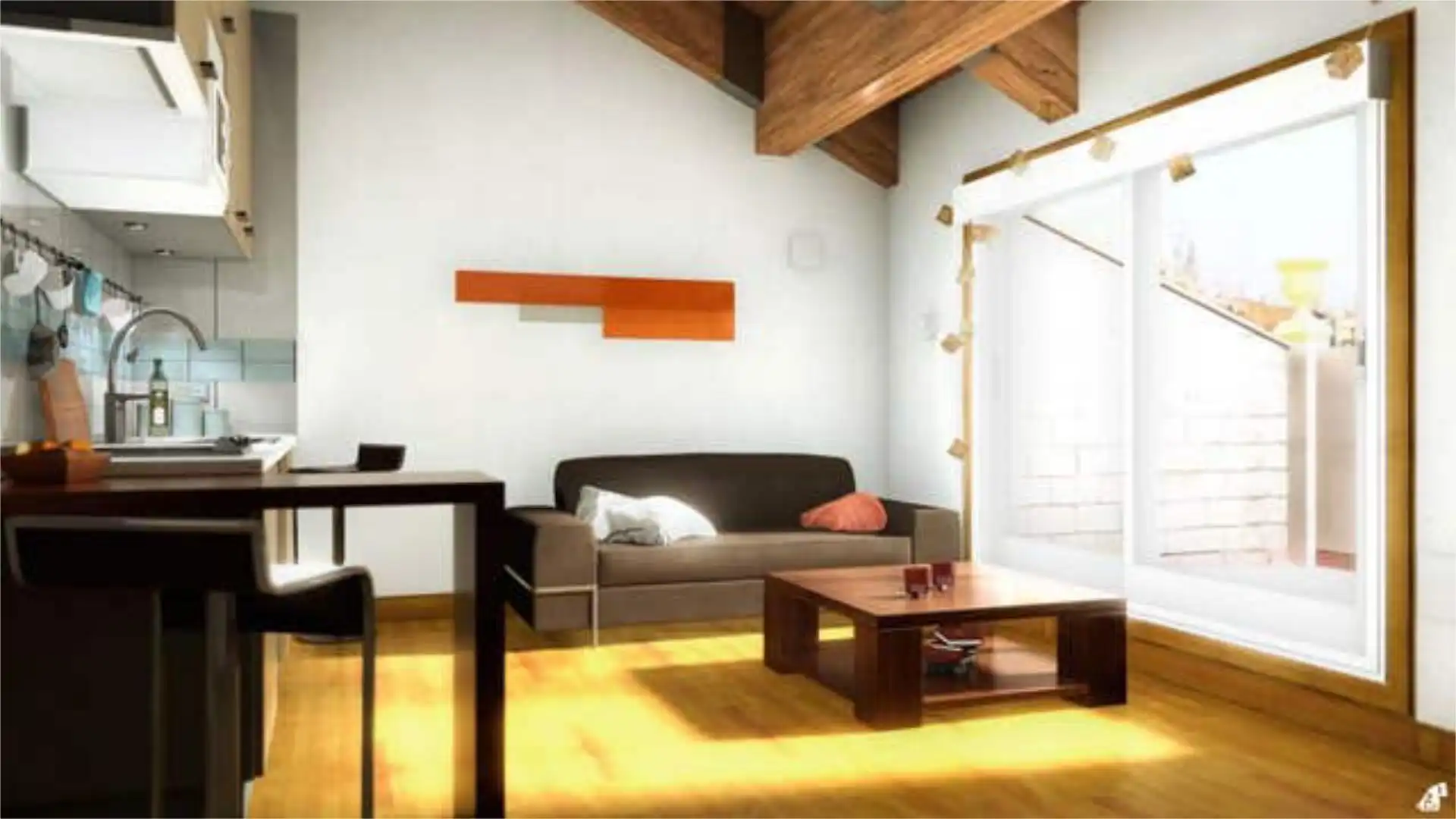 Attic for sale in San Pablo Living room of Attic for sale in Zaragoza with Heating and Terrace
