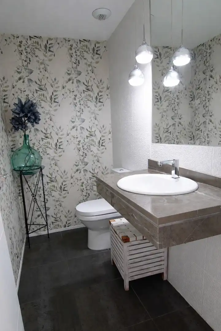 Houses for sale in Calle de la Navallera, 7a3, Centro Comercial - Hospital Bathroom of Houses for sale in Torrelodones with Air Conditioner, Terrace and Swimming Pool
