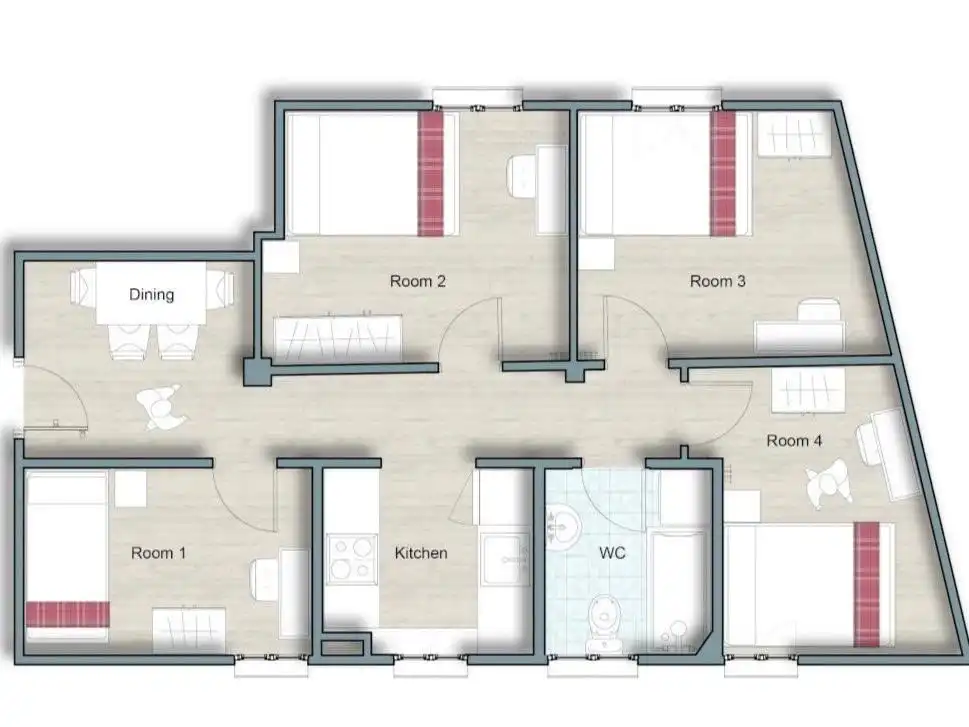 Wohnung zur untervermieten in Madrid mit Heizung, Möbliert und Gemeinschaftsparkplatz