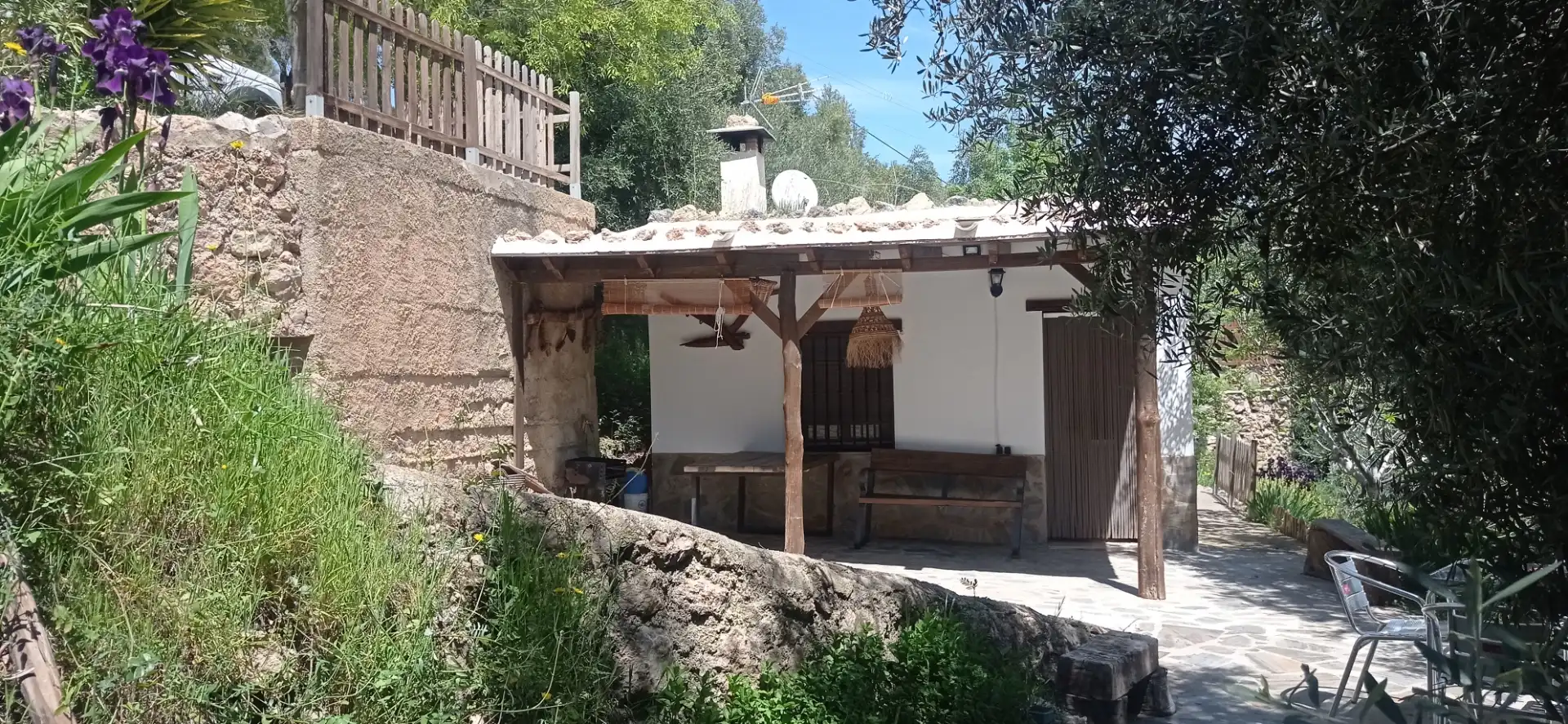 Finca rústica de alquiler en Alpujarra de la Sierra con Calefacción, Jardín privado y Terraza