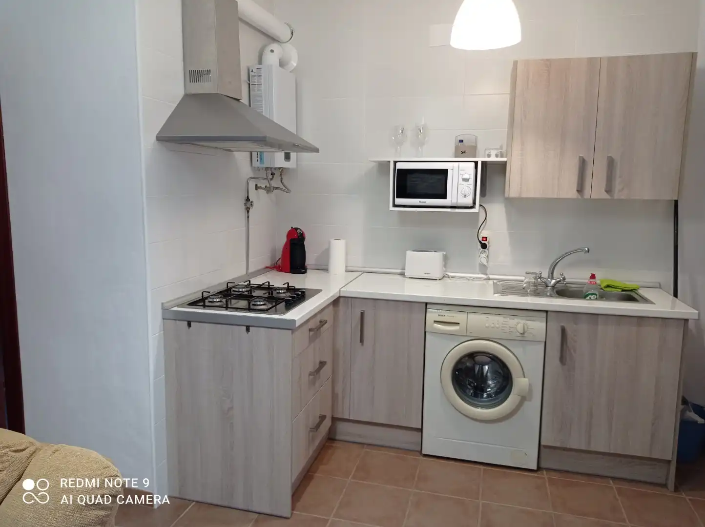 Cocina de Finca rústica de alquiler en Alpujarra de la Sierra con Calefacción, Jardín privado y Terraza