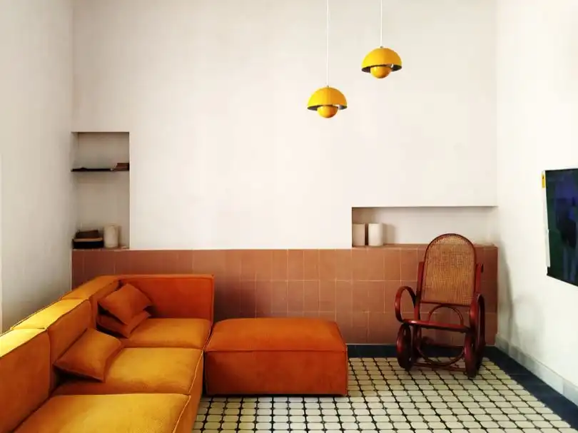 Sala de estar de Piso de alquiler en Cádiz con Amueblado y Balcón