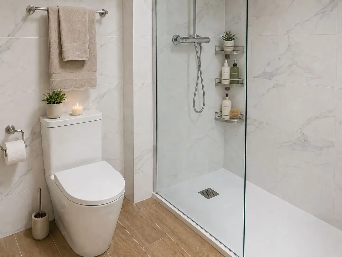 Bathroom of Flat for sale in  Pamplona / Iruña  with Heating and Terrace