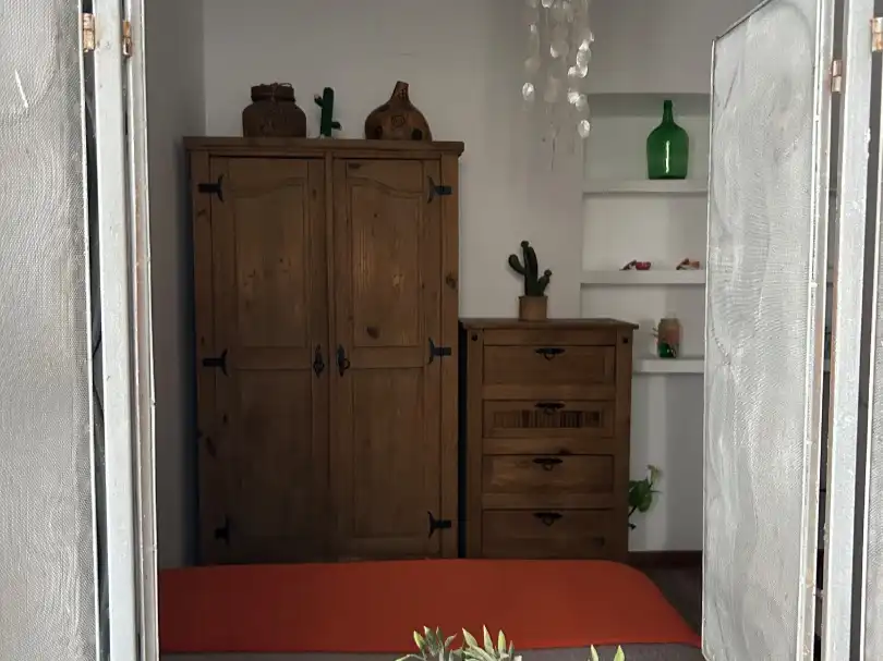 Bedroom of Flat for rent in Badajoz  with Air Conditioner and Furnished