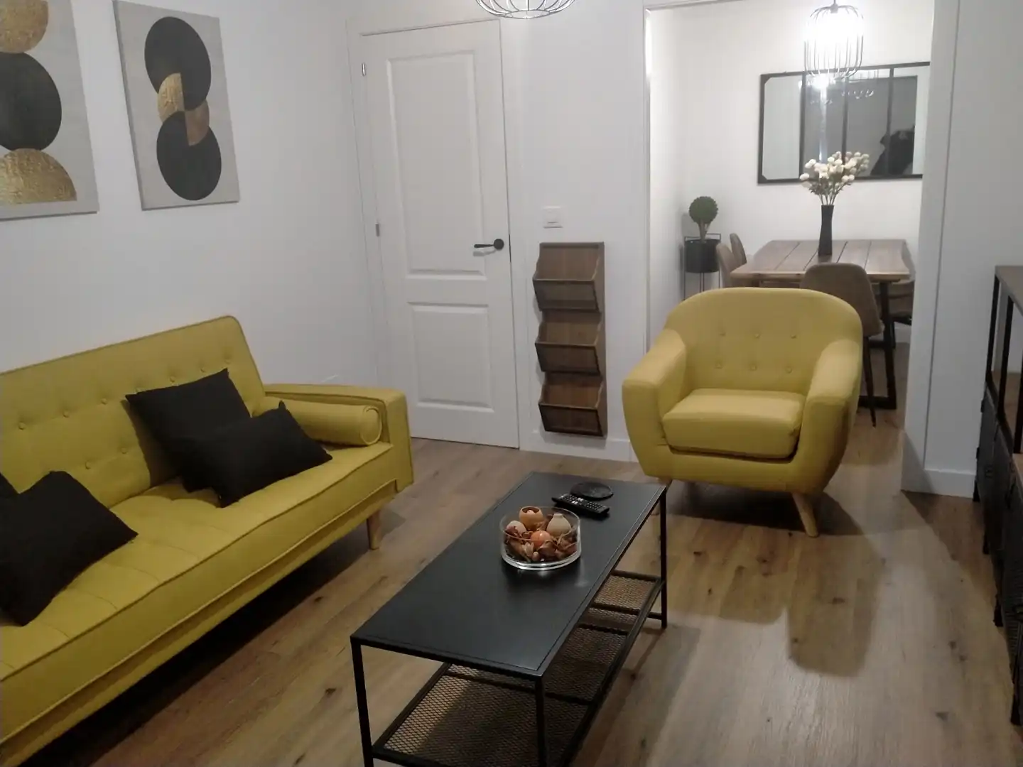 Piso de alquiler en Rúa San Salvador, 40, Fajardo Sala de estar de Piso de alquiler en Ferrol con Calefacción, Parquet y Terraza