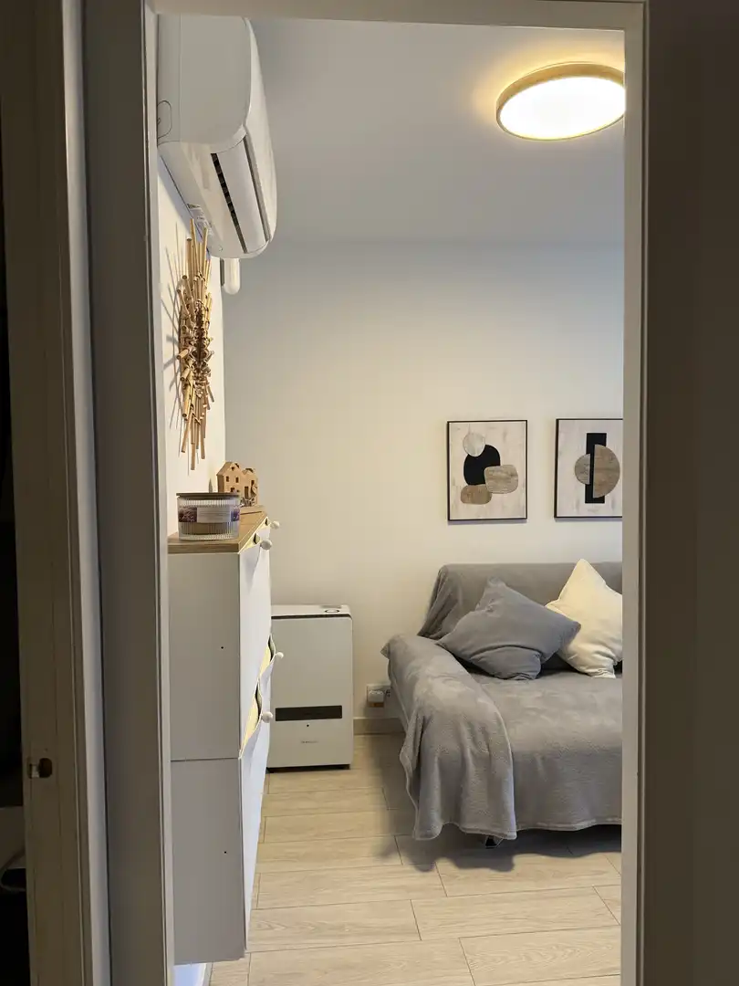 Flat for sale in Carrer de Madrid, 6, Llefià Living room of Flat for sale in Badalona with Air Conditioner, Terrace and Furnished