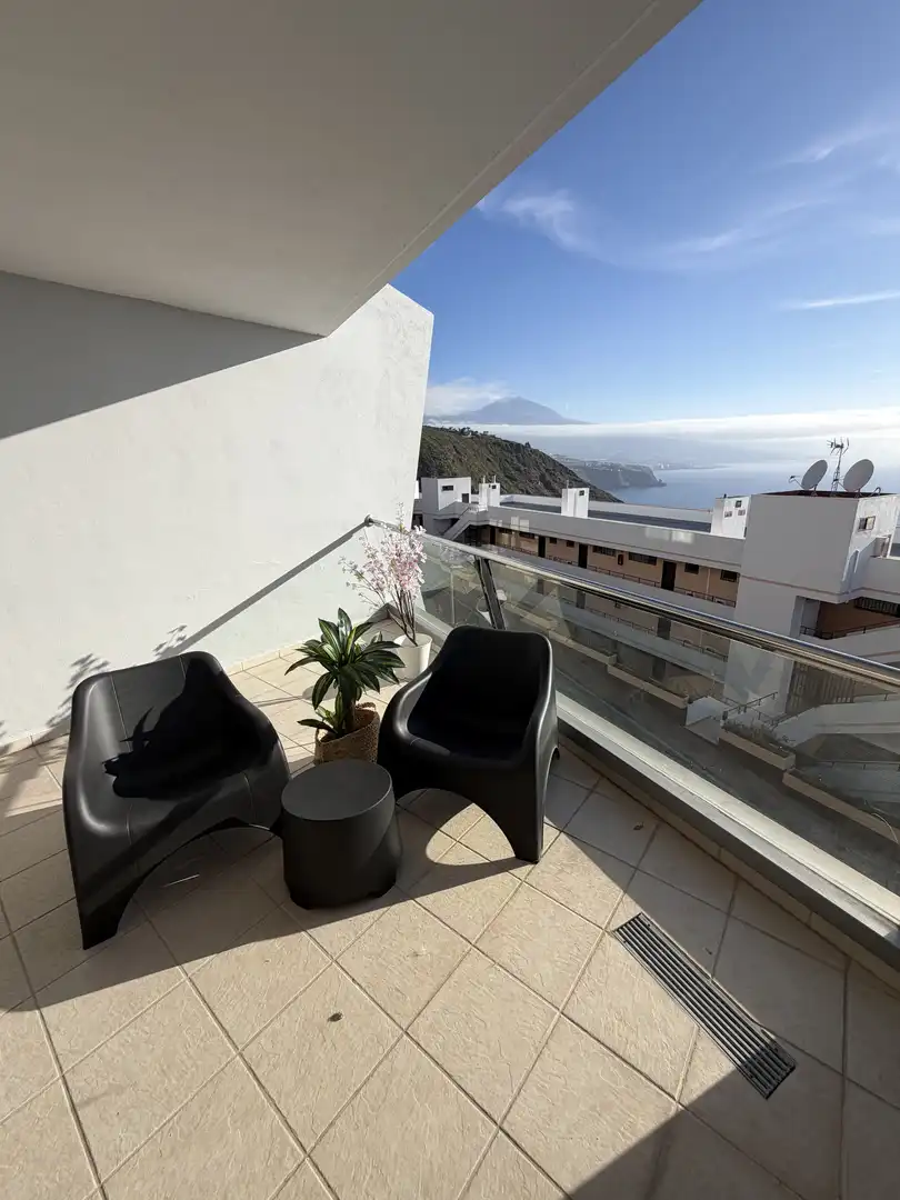 Terraza de Piso de alquiler en La Matanza de Acentejo con Terraza, Amueblado y Balcón