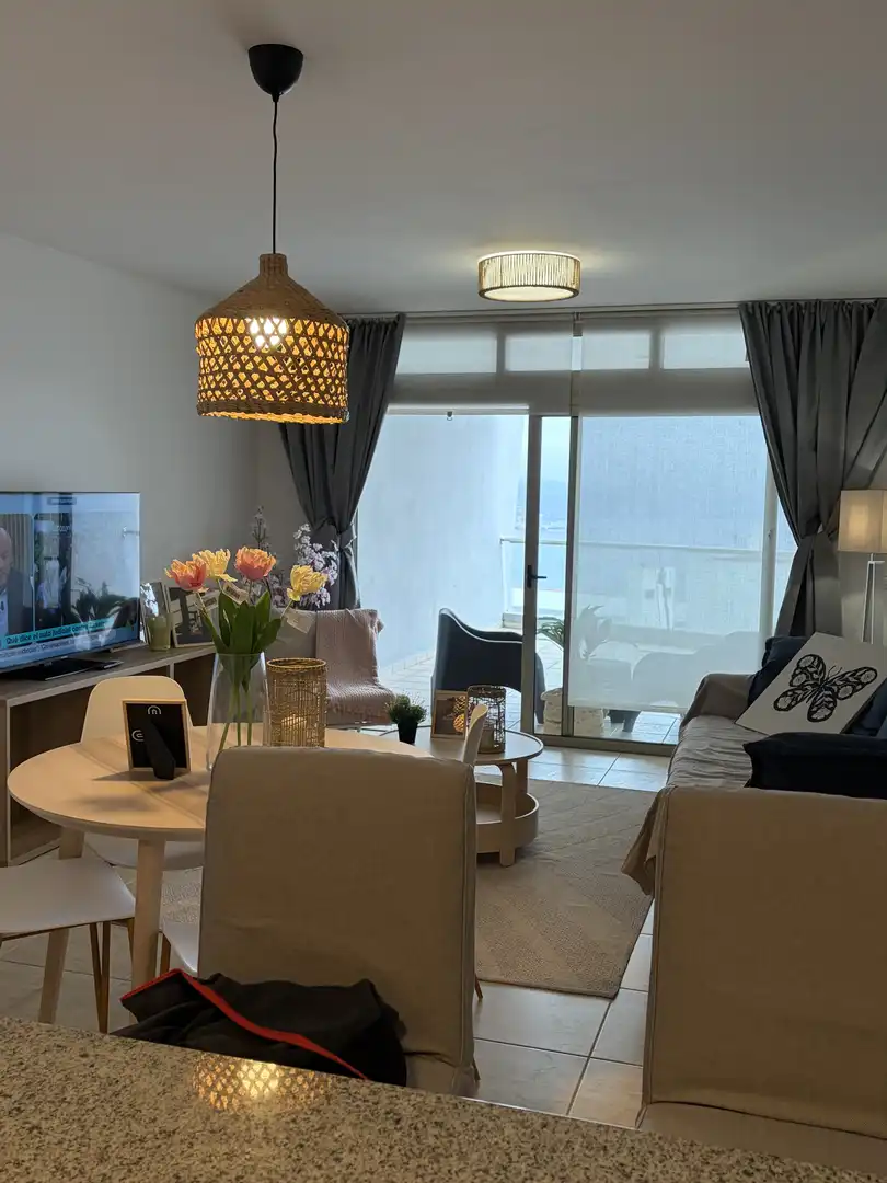 Sala de estar de Piso de alquiler en La Matanza de Acentejo con Terraza, Amueblado y Balcón