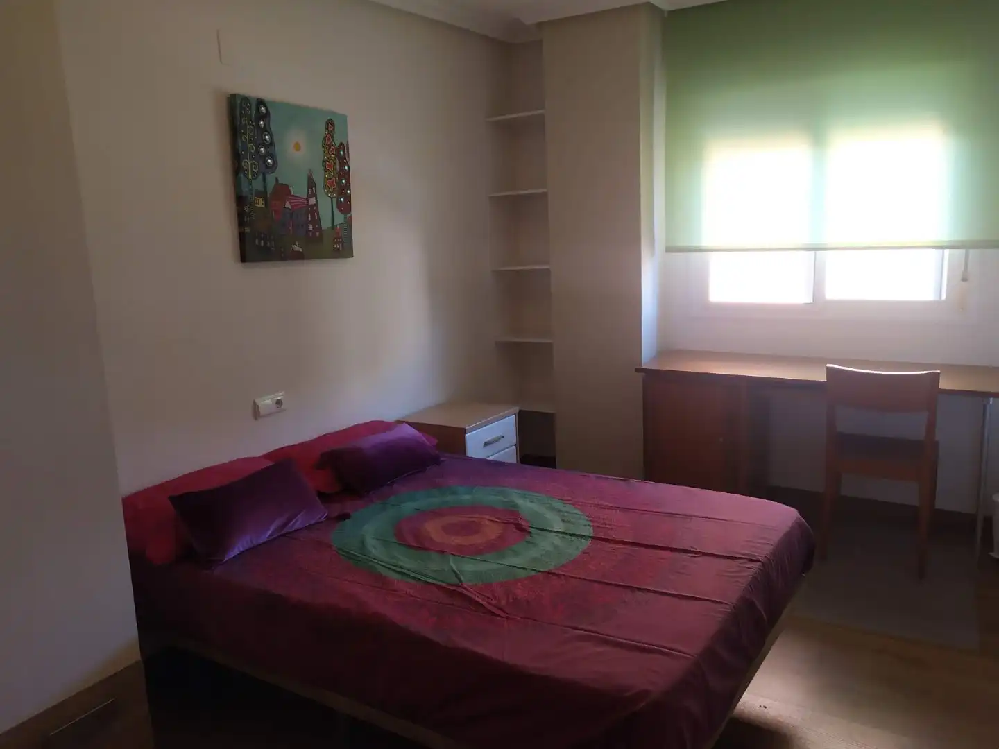 Bedroom of Flat for share in Alicante / Alacant  with Air Conditioner, Parquet flooring and Swimming Pool